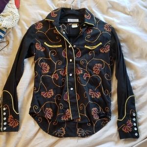 Embroided Pearl Snap